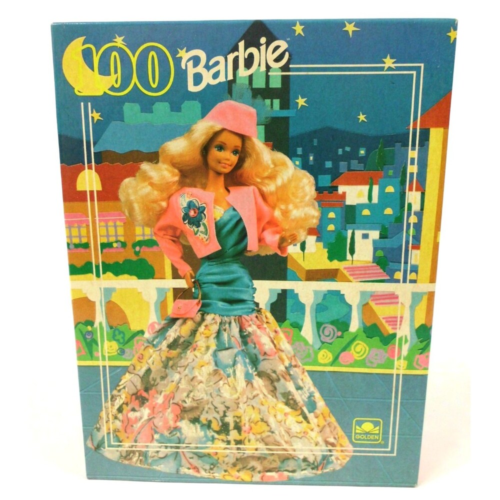 Vintage 1991 Barbie 100 Piece Golden Book Puzzle 11.5x15 Sealed 4096A-1